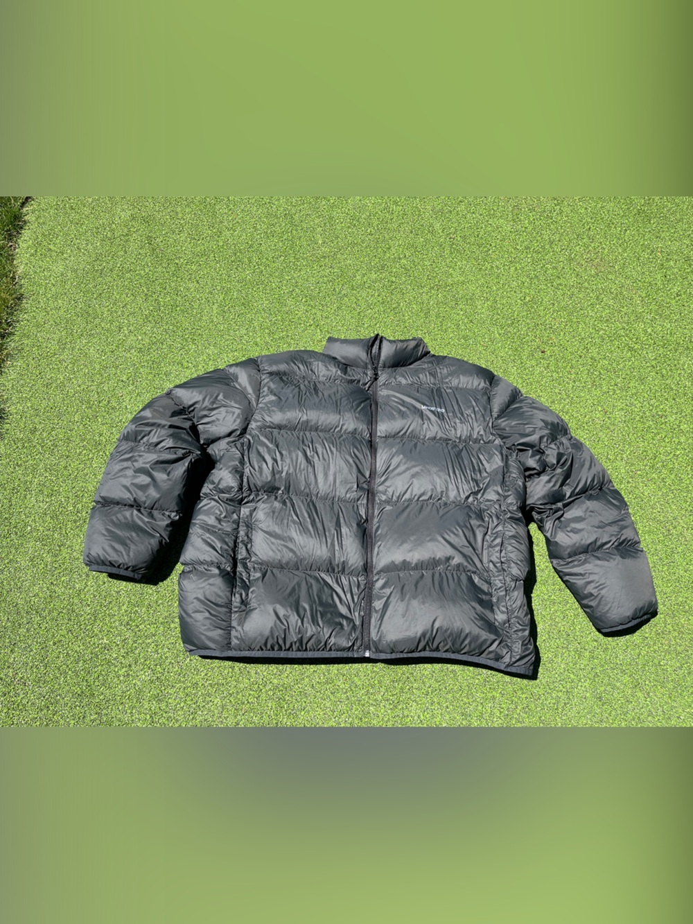 Land’s End very good 80% duck down dark grey jacket
